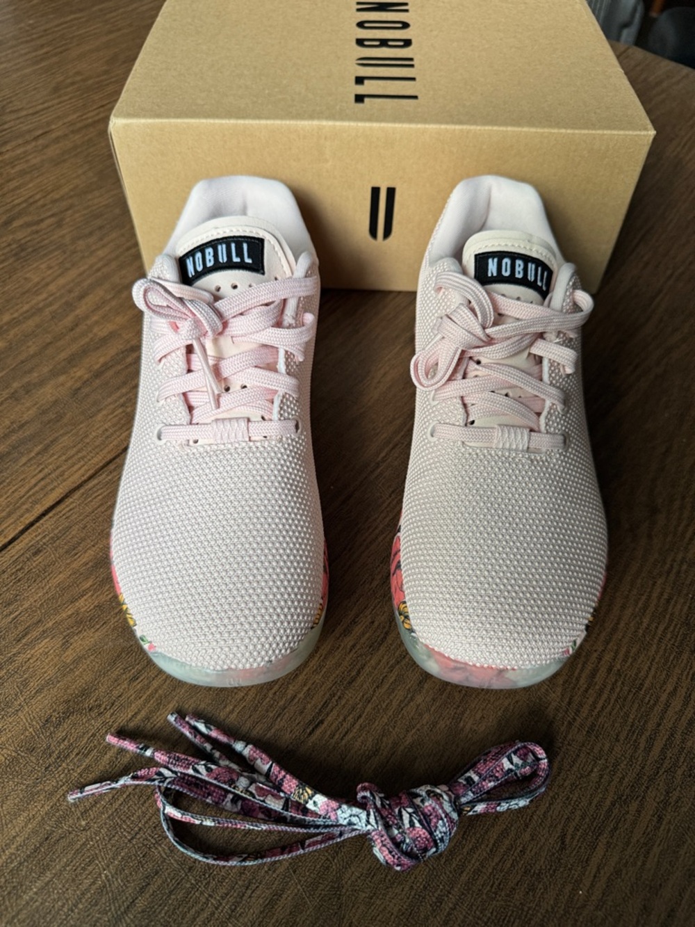 NOBULL Outwork Training Shoe in Rose Butterfly - Picture 2 of 7